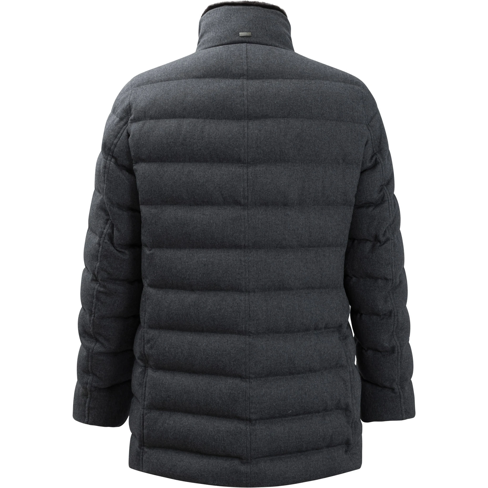 Silk and cashmere down jacket