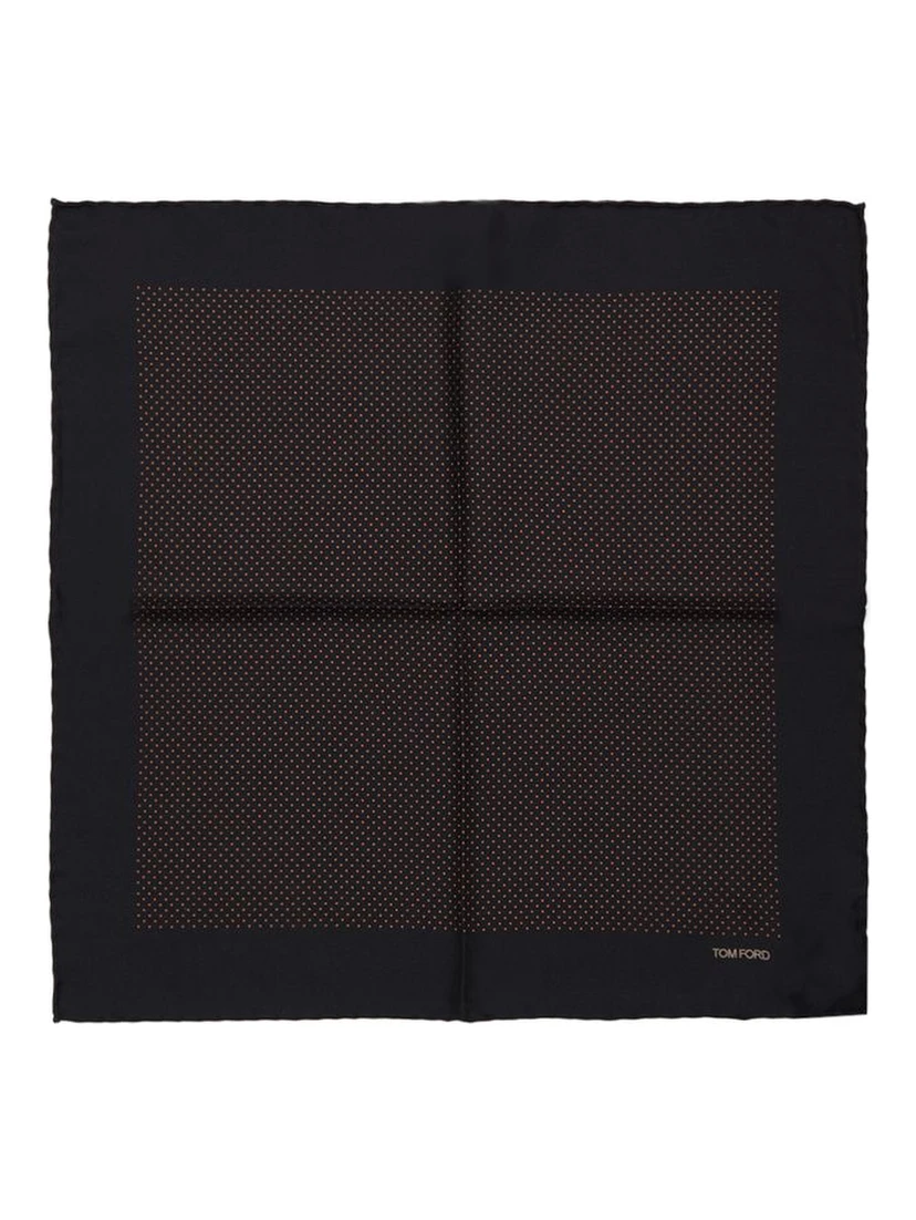 Black Silk Pocket Square