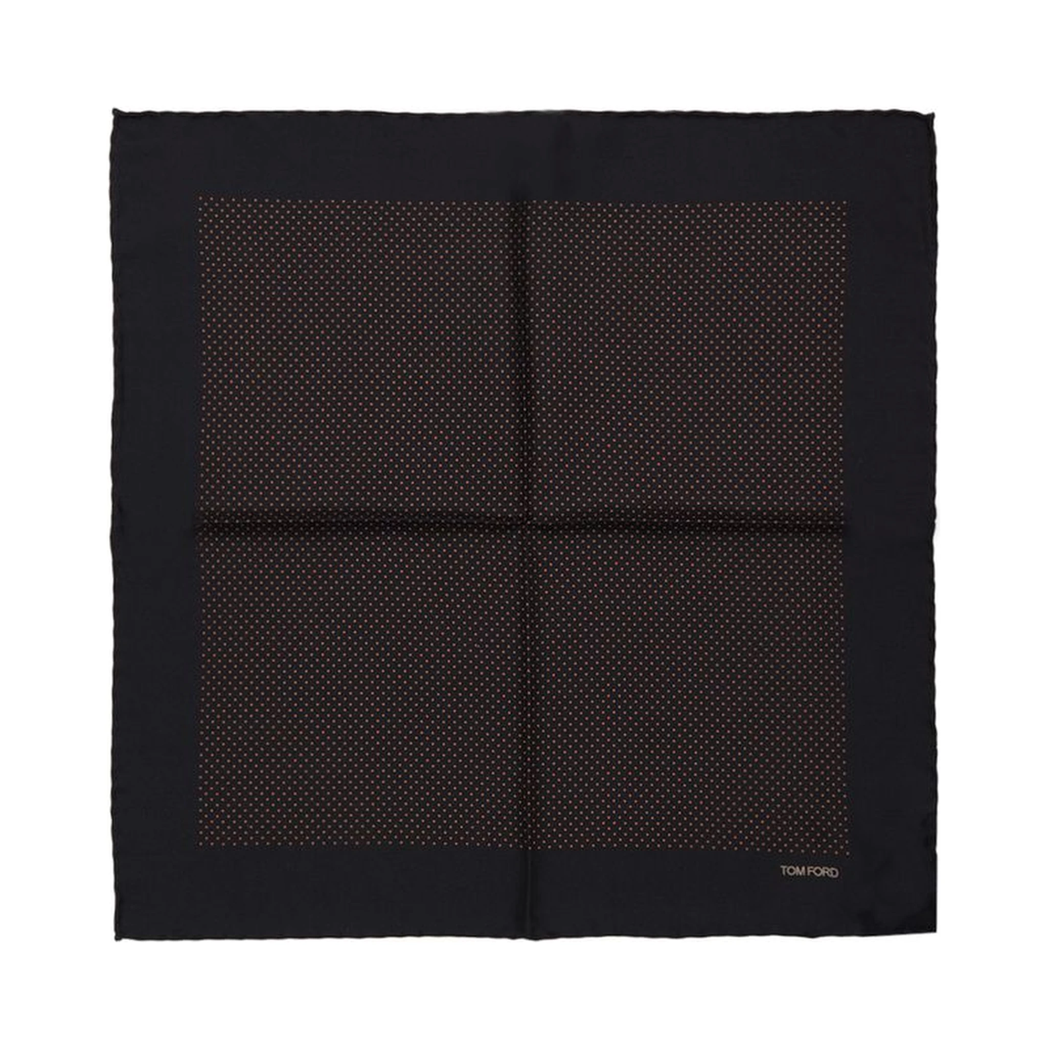 Black Silk Pocket Square