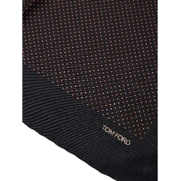 Black Silk Pocket Square