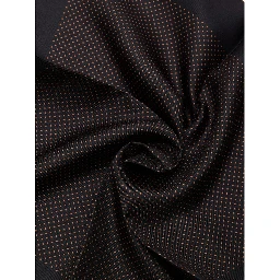 Black Silk Pocket Square