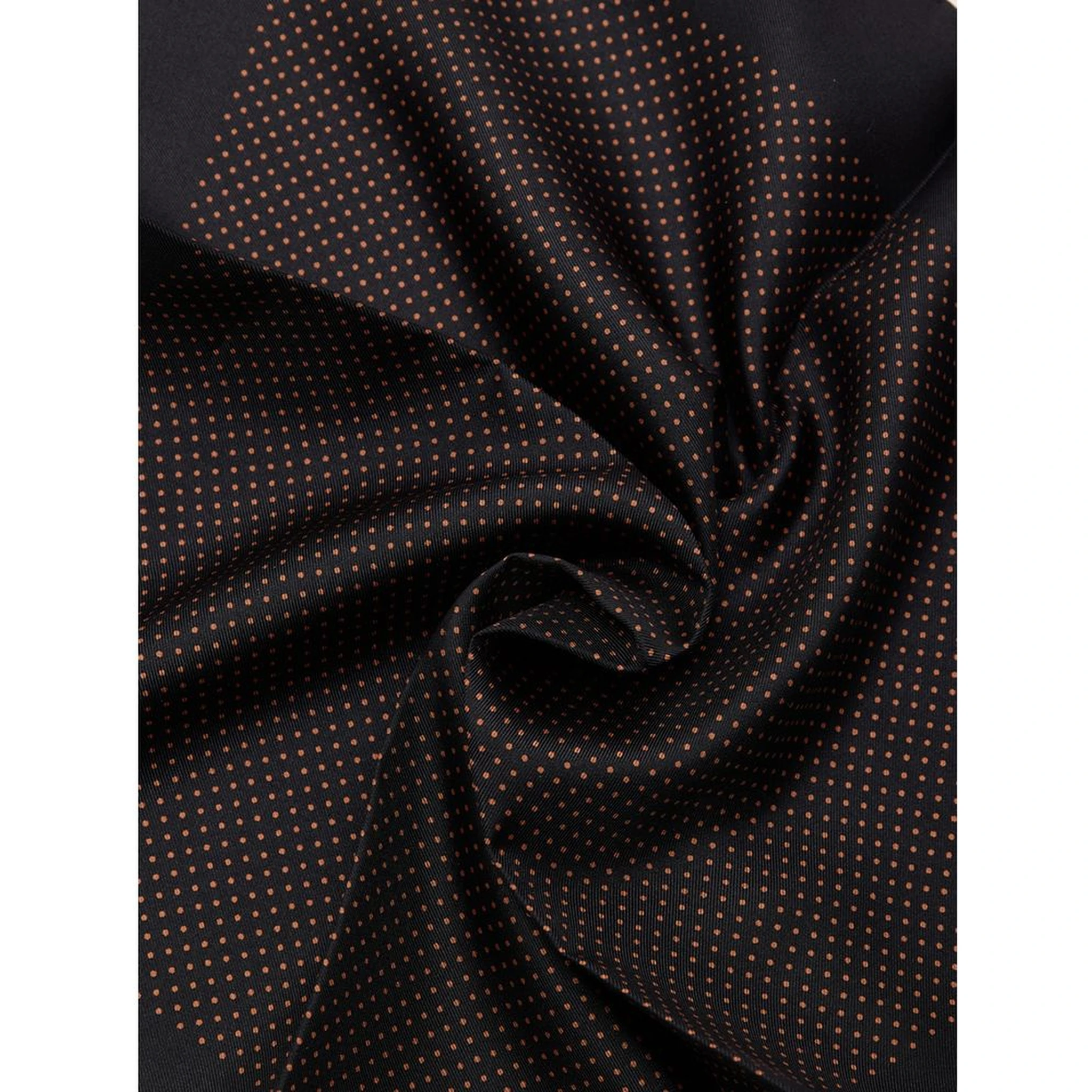 Black Silk Pocket Square