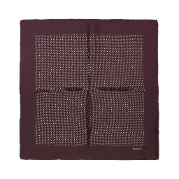 Bordeaux Silk Pocket Square