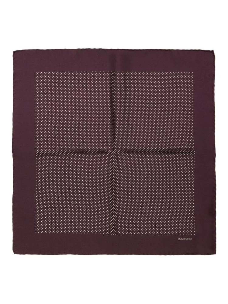 Bordeaux Silk Pocket Square