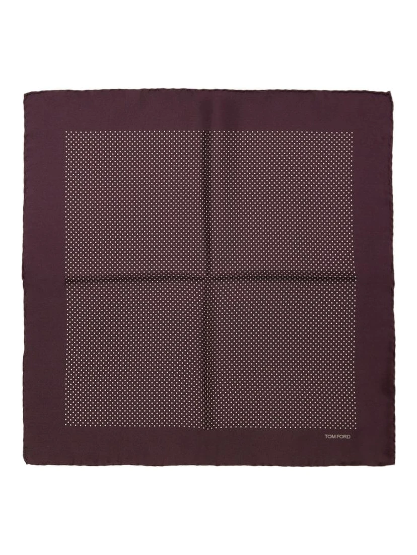 Bordeaux Silk Pocket Square