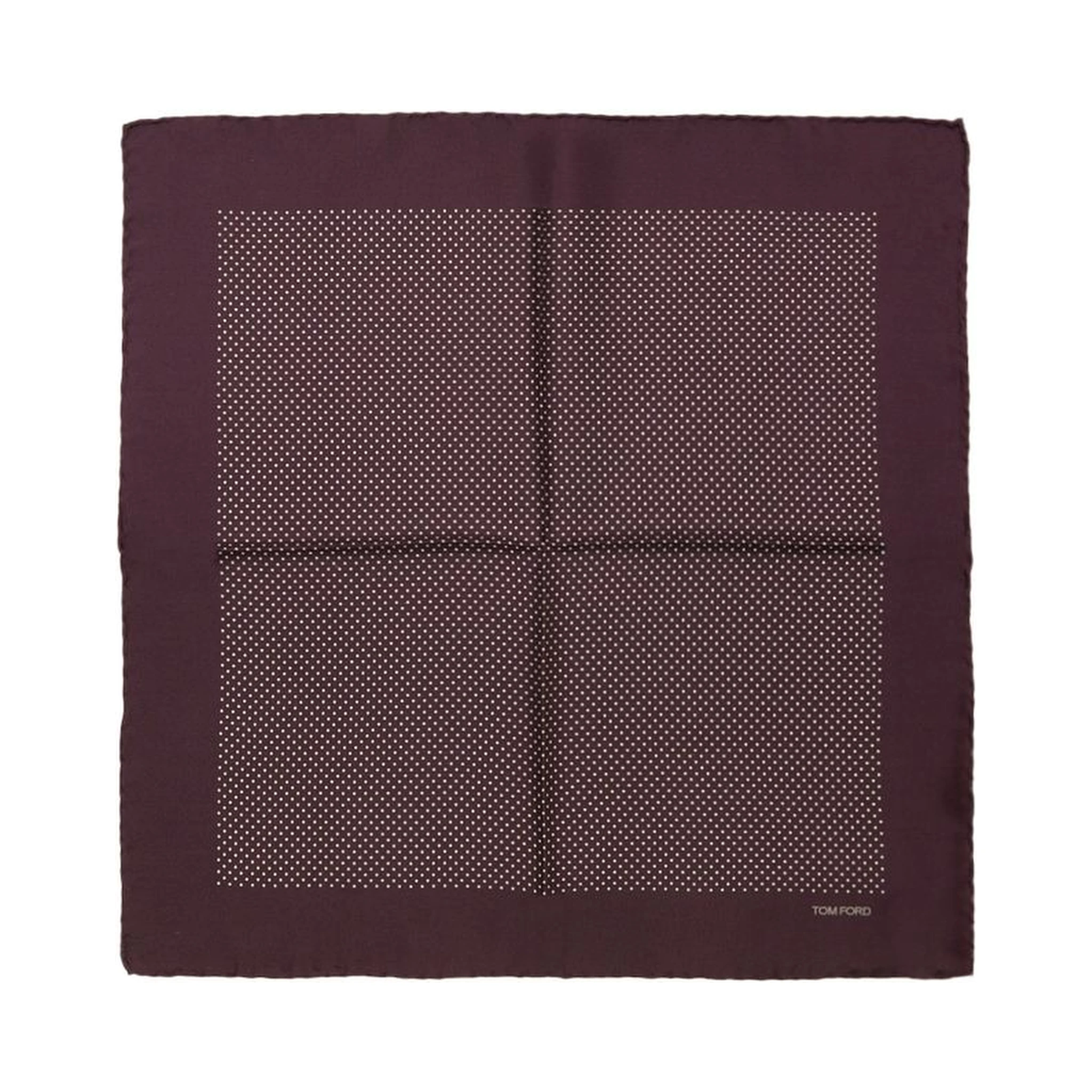 Bordeaux Silk Pocket Square
