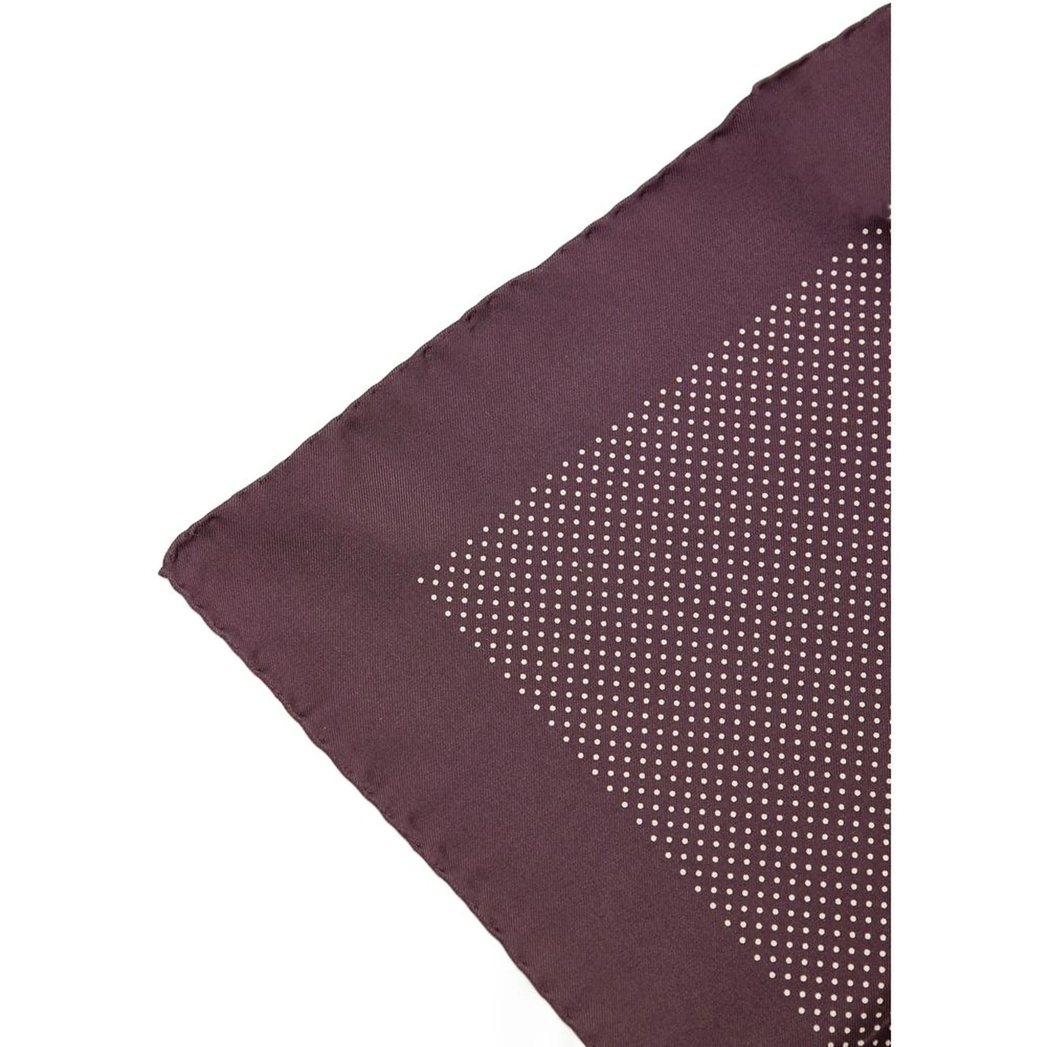 Bordeaux Silk Pocket Square