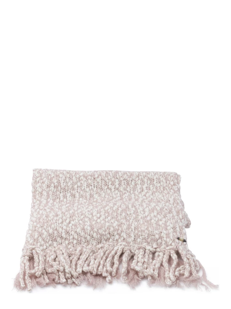 "Barite Bubbly" scarf in wool and mohair-silk