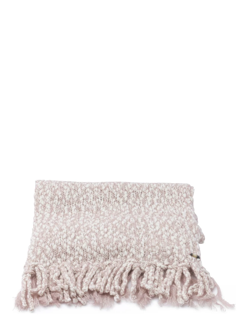 "Barite Bubbly" scarf in wool and mohair-silk