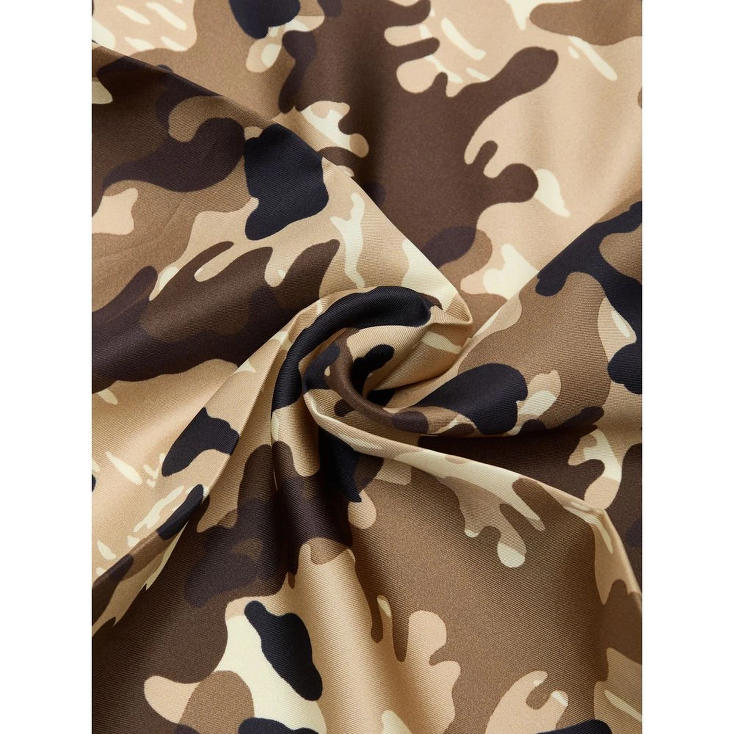 Beige Silk Pocket Square