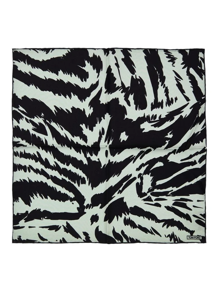 Gray Silk Pocket Square