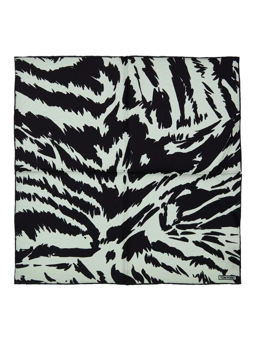 Gray Silk Pocket Square