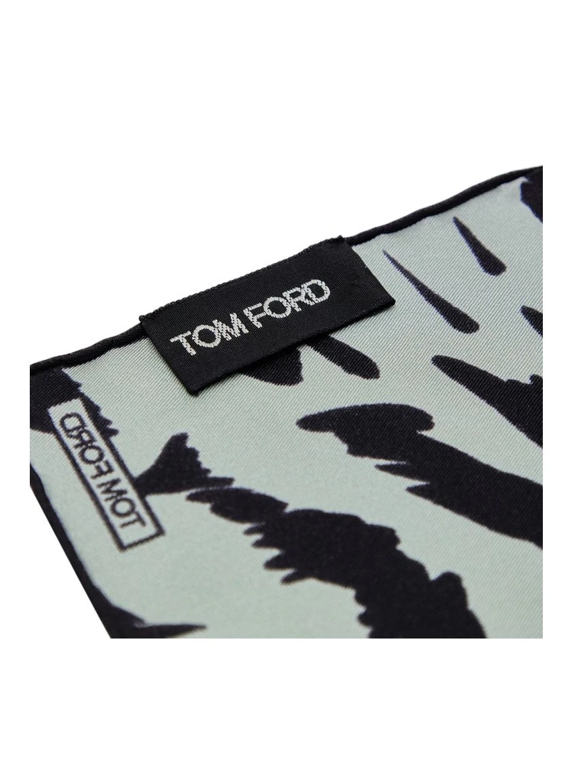 Gray Silk Pocket Square