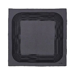 Gray Silk Pocket Square