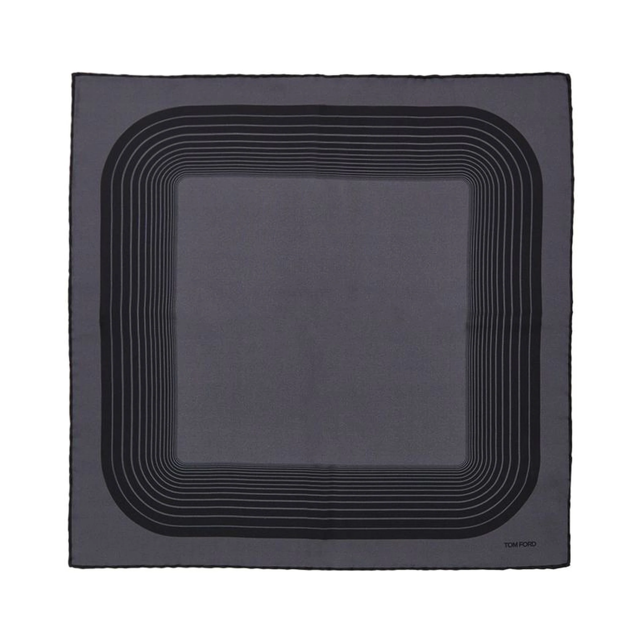 Gray Silk Pocket Square