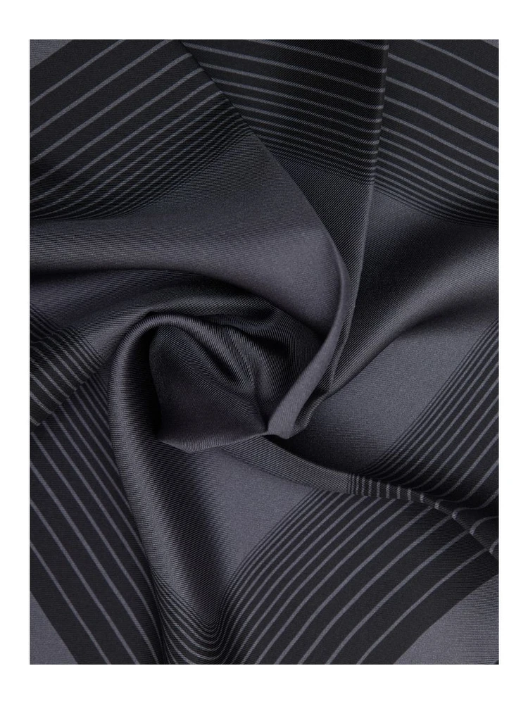 Gray Silk Pocket Square alternative