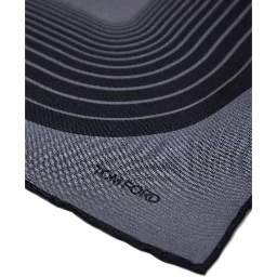 Gray Silk Pocket Square