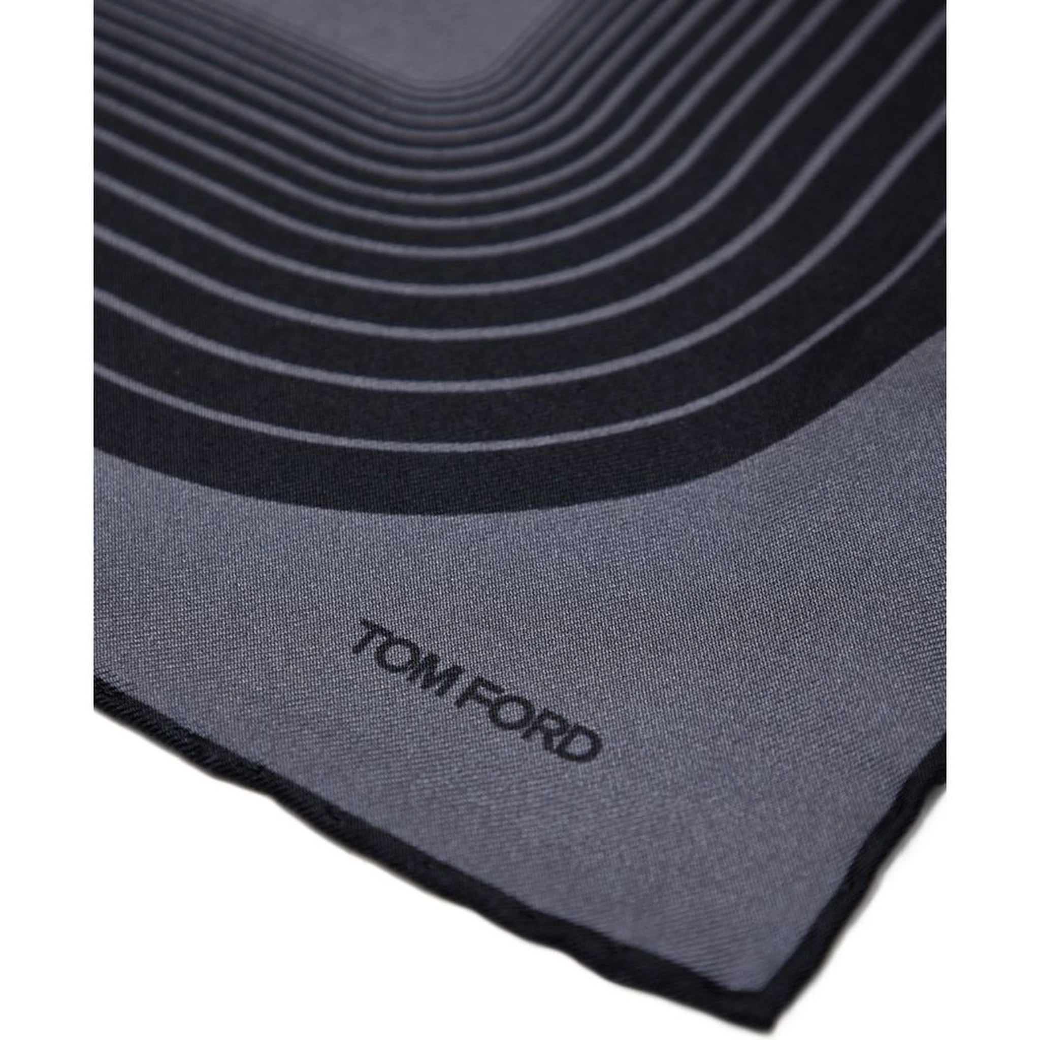 Gray Silk Pocket Square