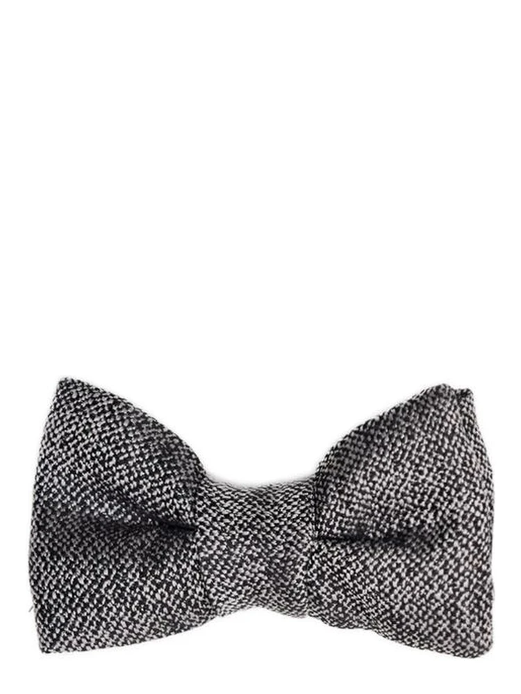 Gray Silk Bowtie