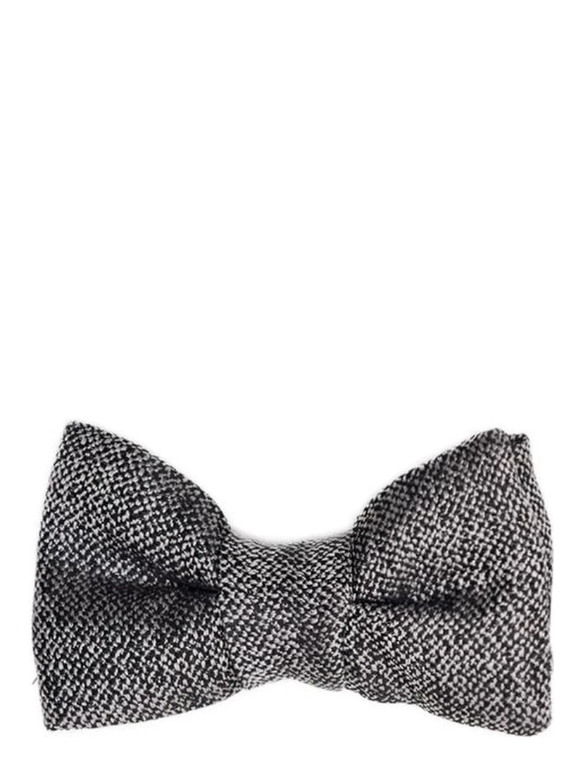 Gray Silk Bowtie