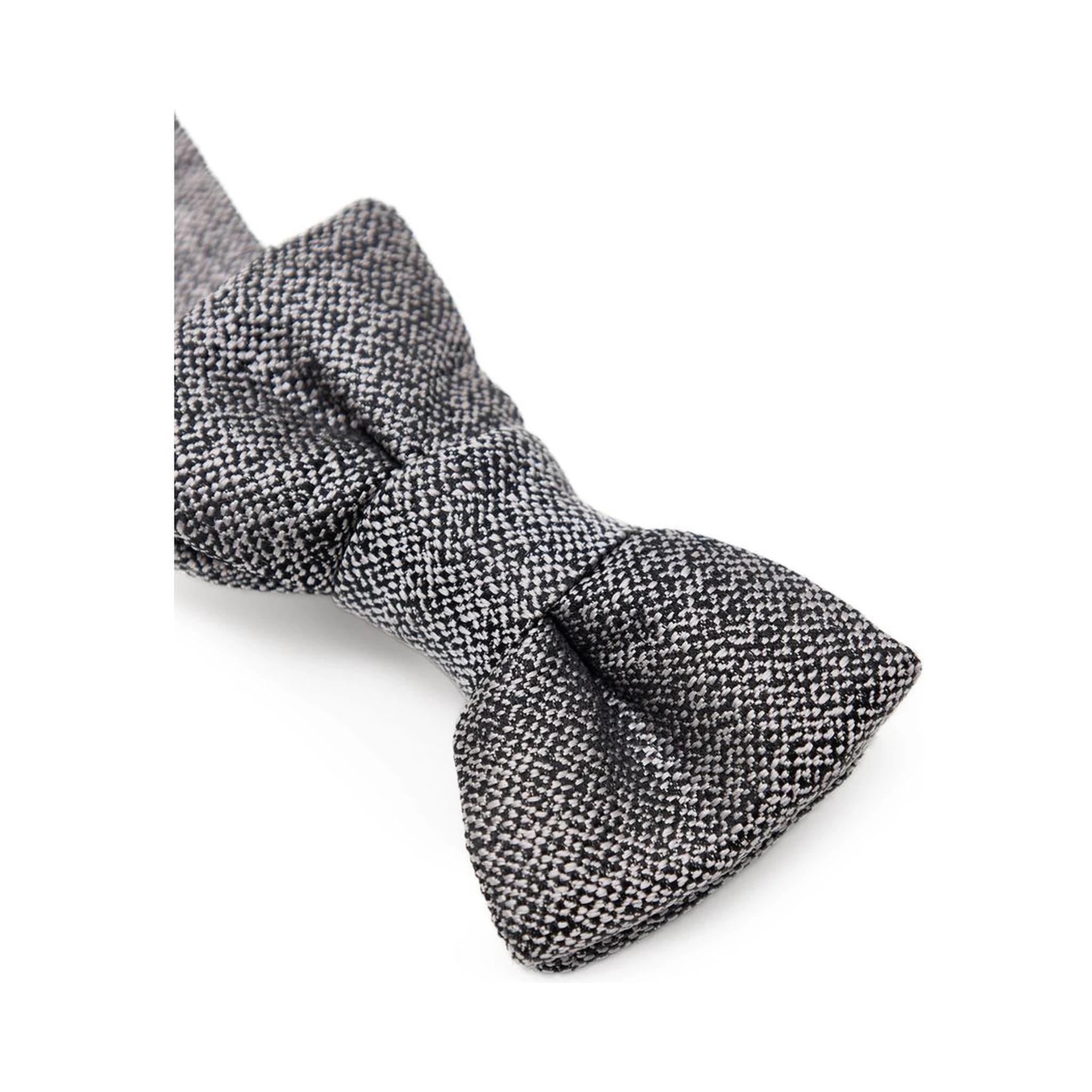 Gray Silk Bowtie