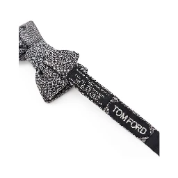 Gray Silk Bowtie