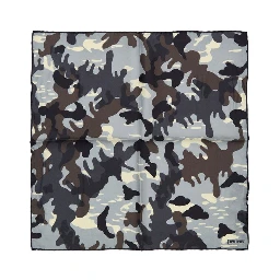 Gray Silk Pocket Square