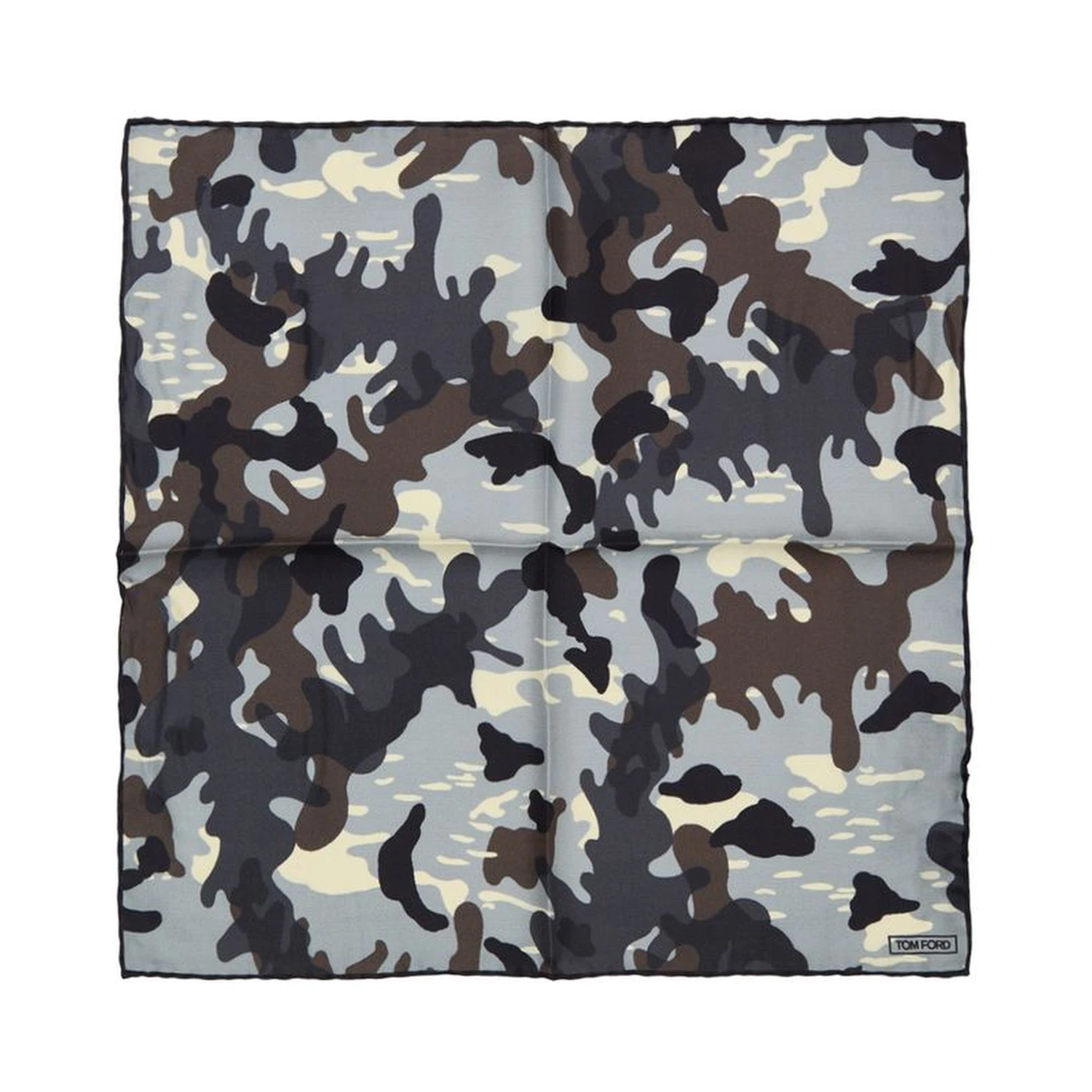Gray Silk Pocket Square