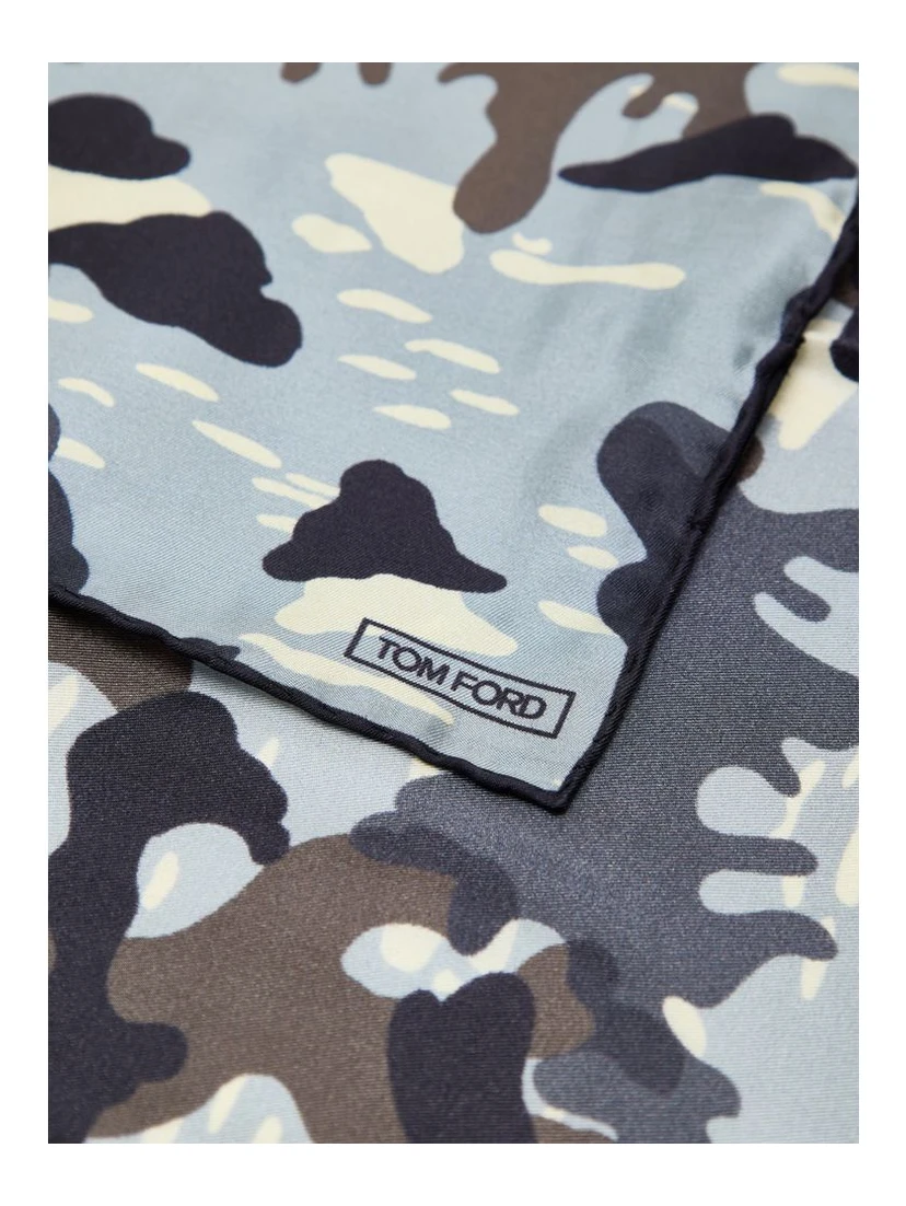 Gray Silk Pocket Square