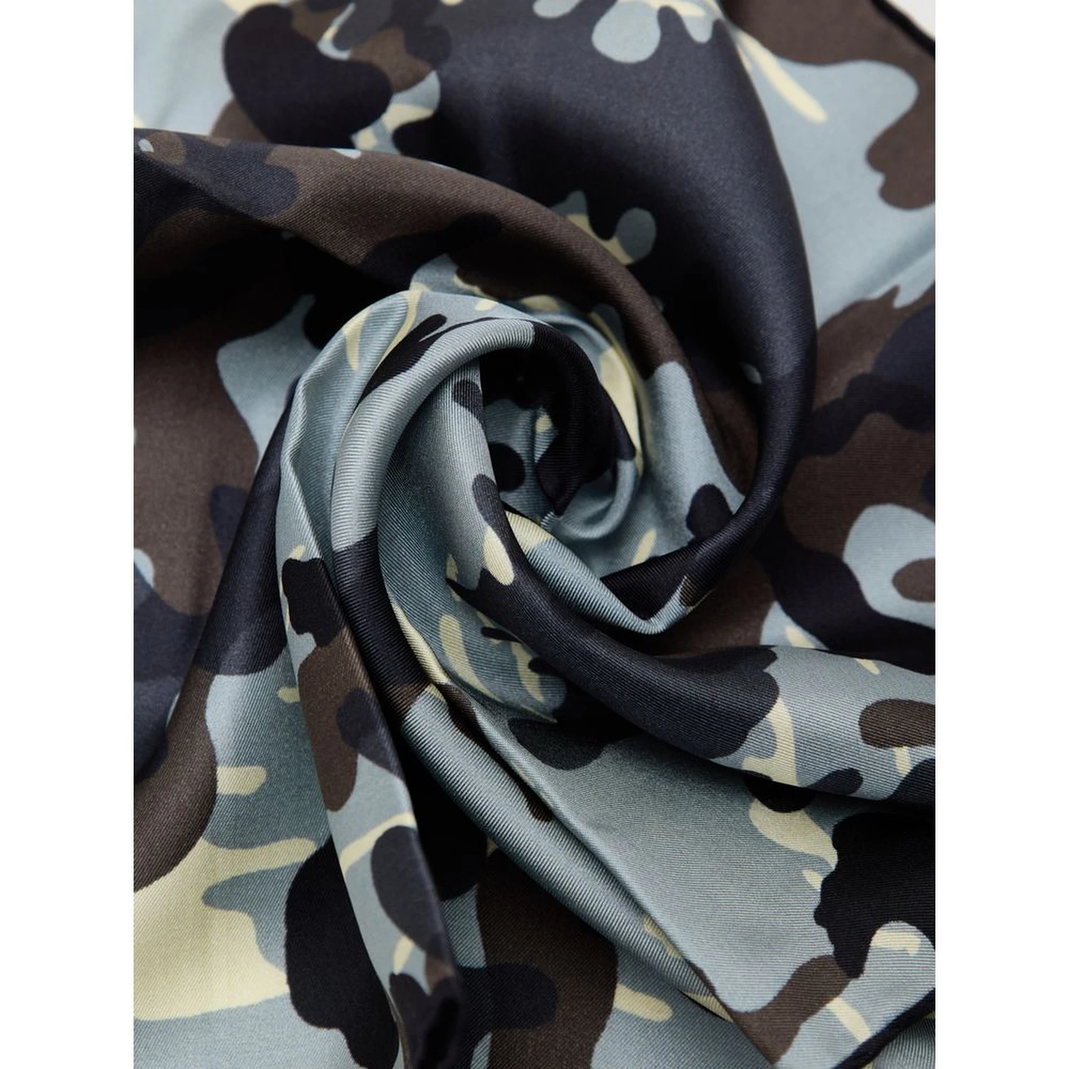 Gray Silk Pocket Square