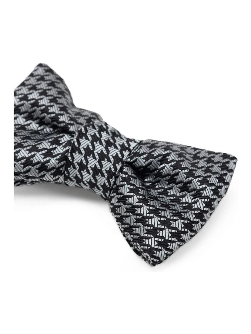 Gray Silk Bowtie