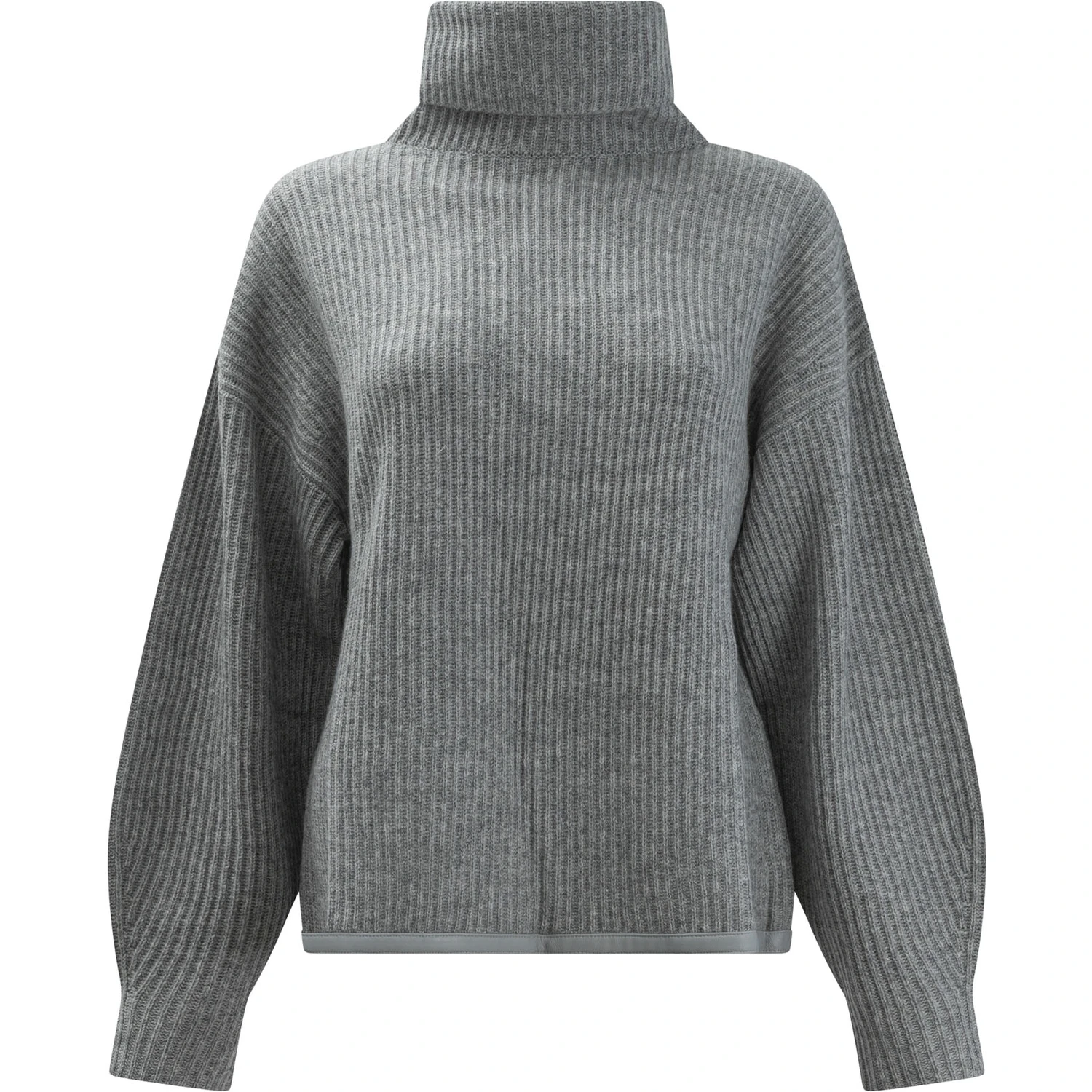 Wool and cashmere turtle-neck