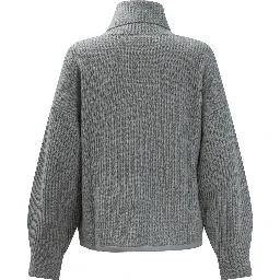 Wool and cashmere turtle-neck