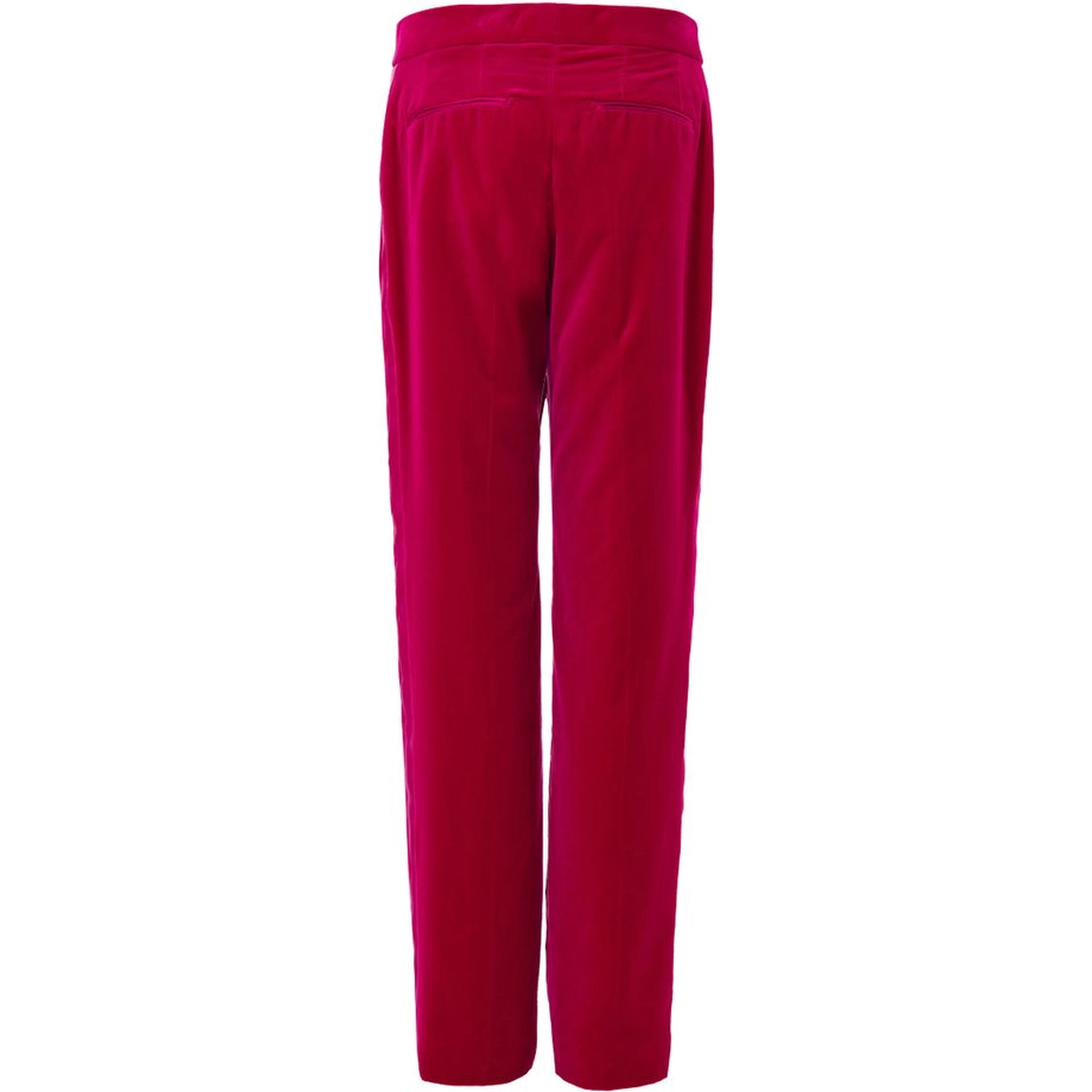 Fuchsia Cotton Dress Pants
