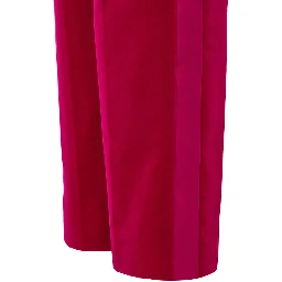 Fuchsia Cotton Dress Pants