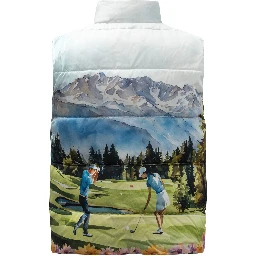 Silk sleeveless jacket