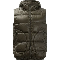 Hoodie sleeveless jacket