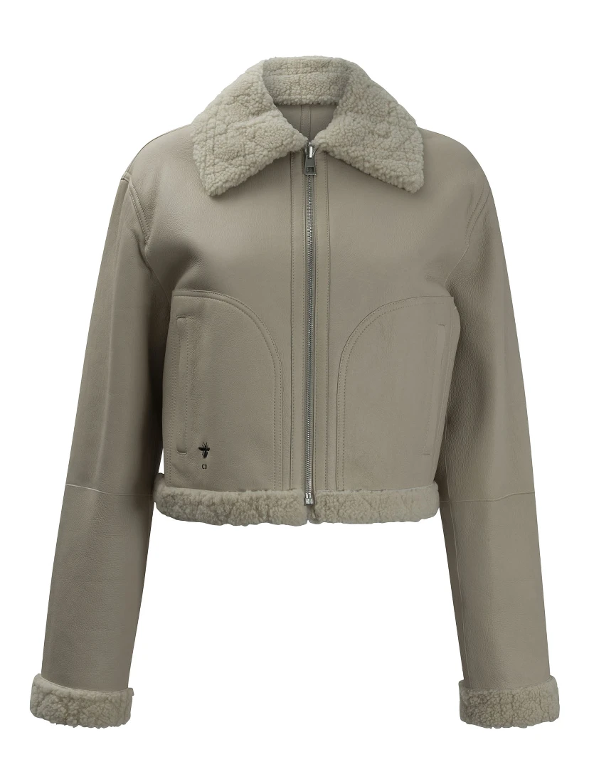 Zipped reversible jacket