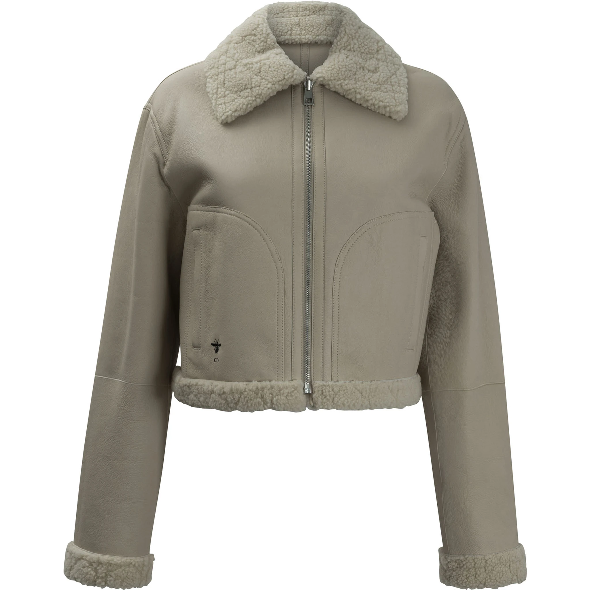 Zipped reversible jacket