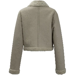 Zipped reversible jacket