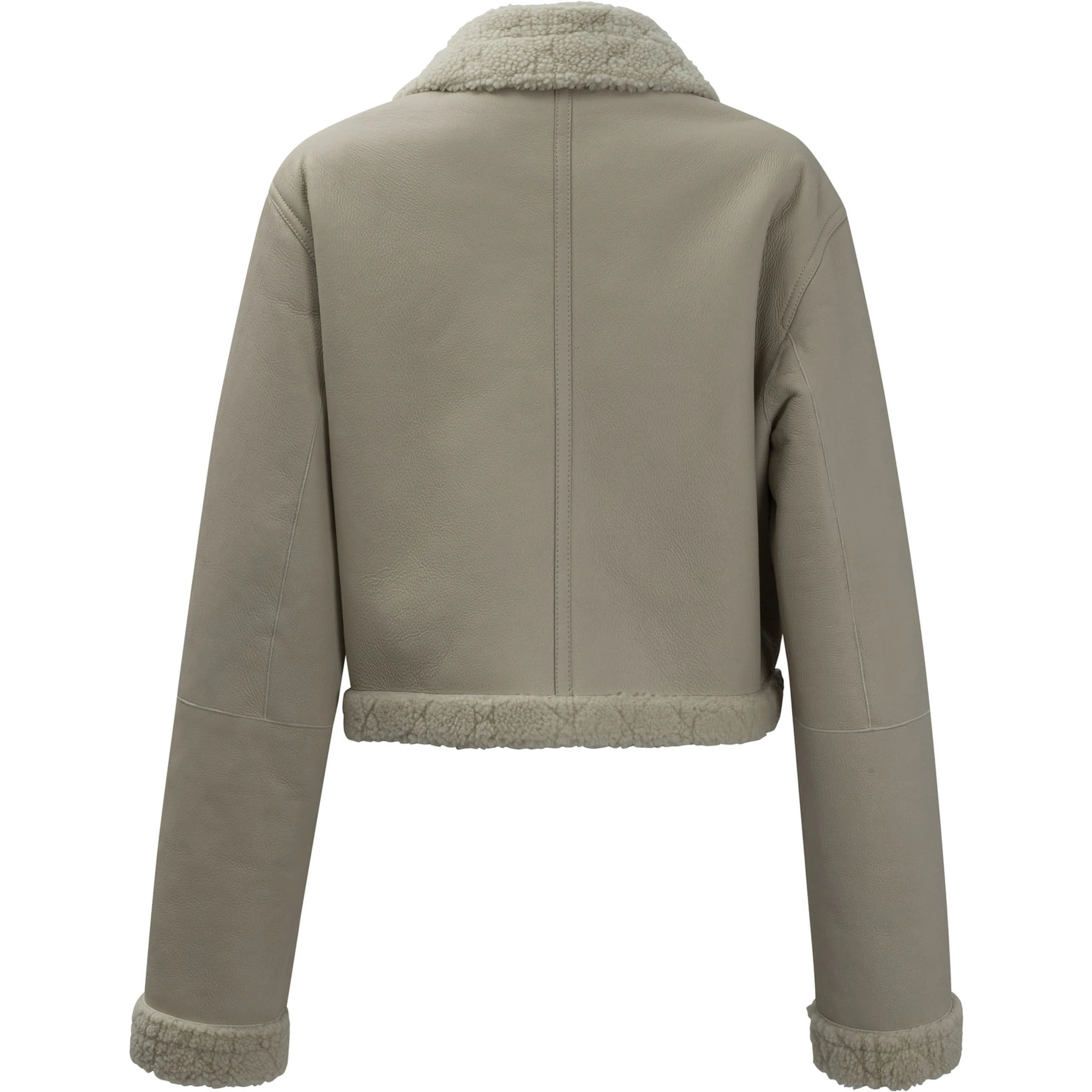 Zipped reversible jacket