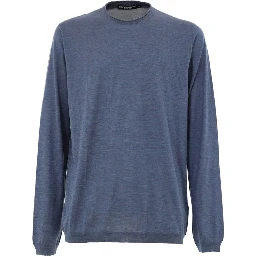 Blue Silk Sweatshirt