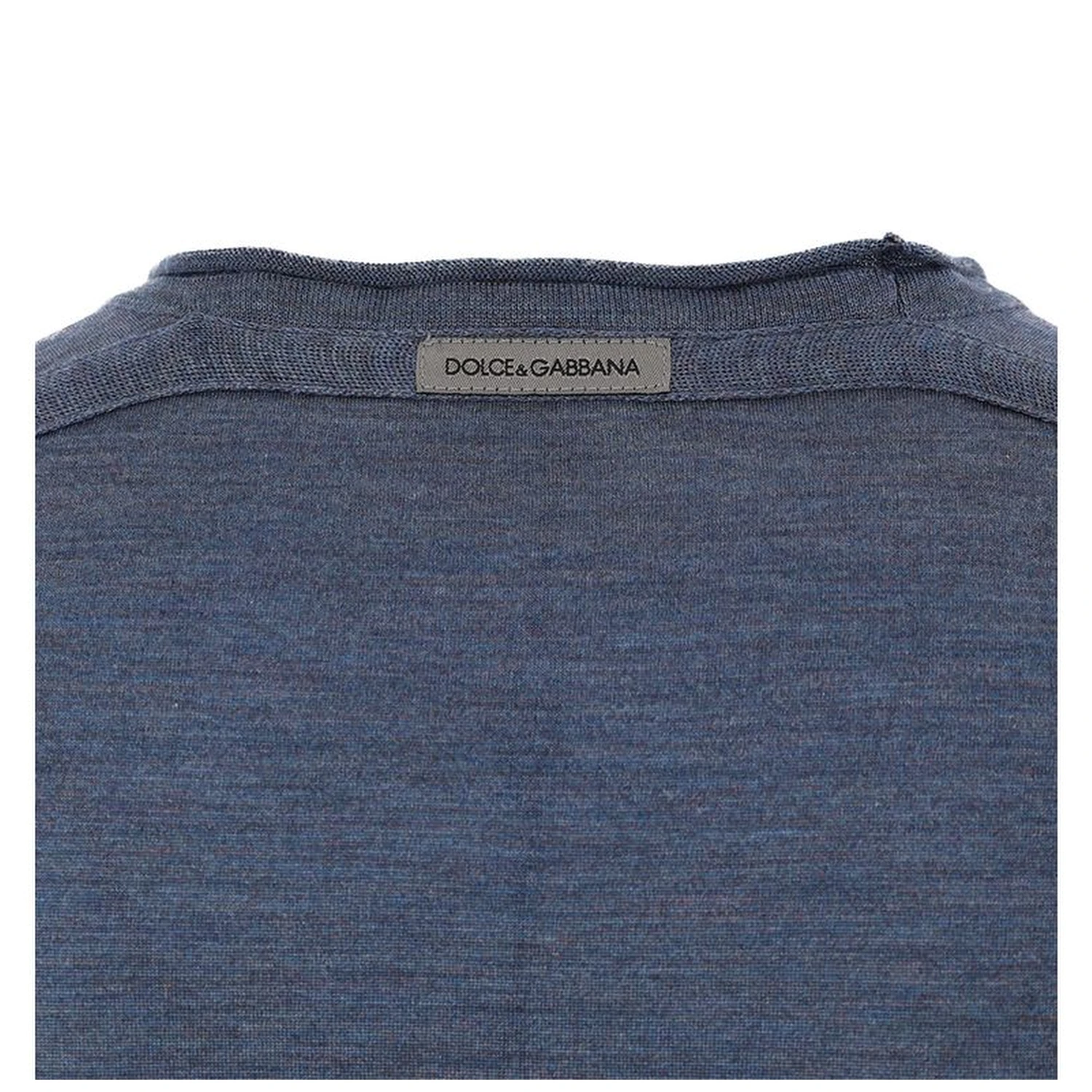 Blue Silk Sweatshirt
