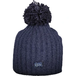 Blue Polyester Women Hat