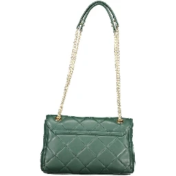 Green Polyethylene Women Handbag