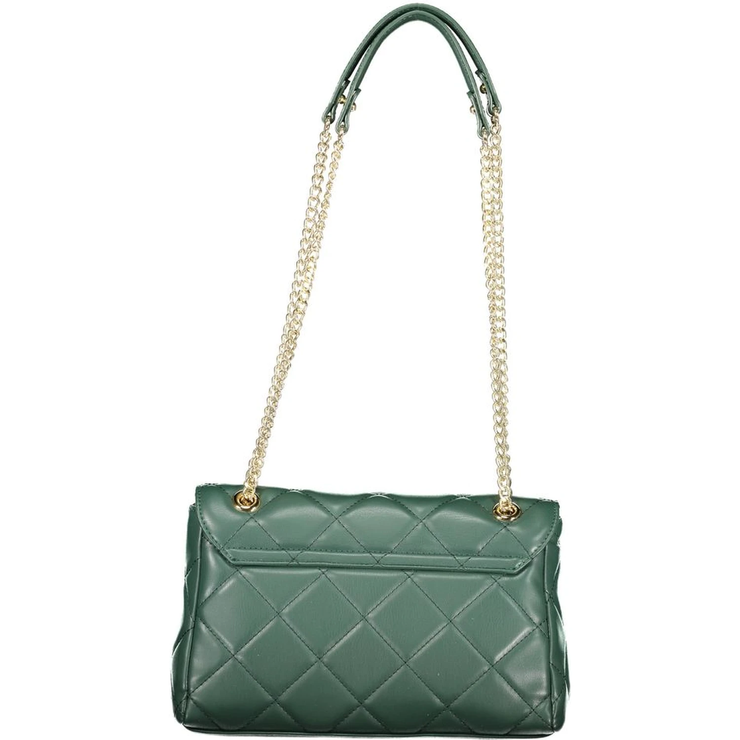 Green Polyethylene Women Handbag