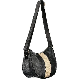 Black PVC Women Handbag