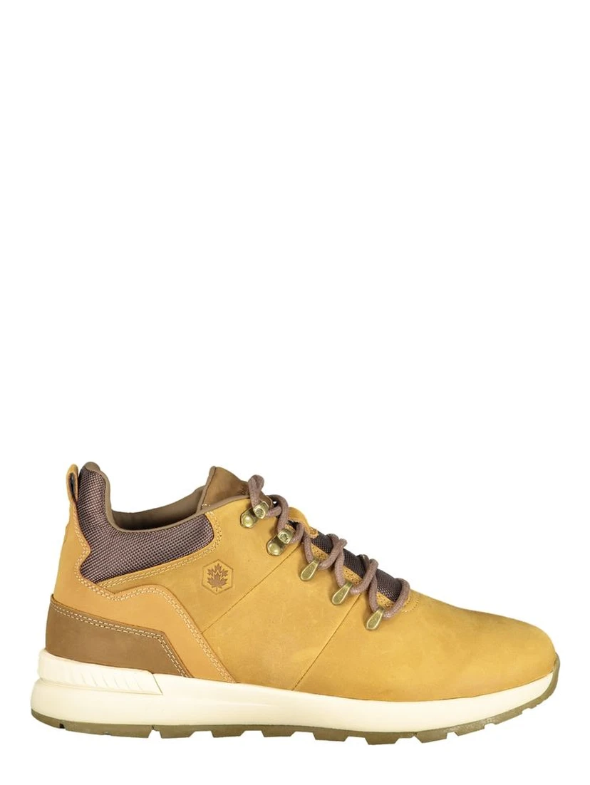 Brown Leather Men Sneaker