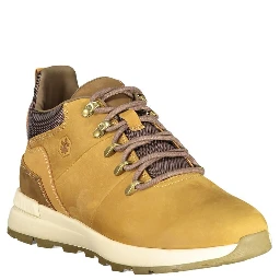 Brown Leather Men Sneaker