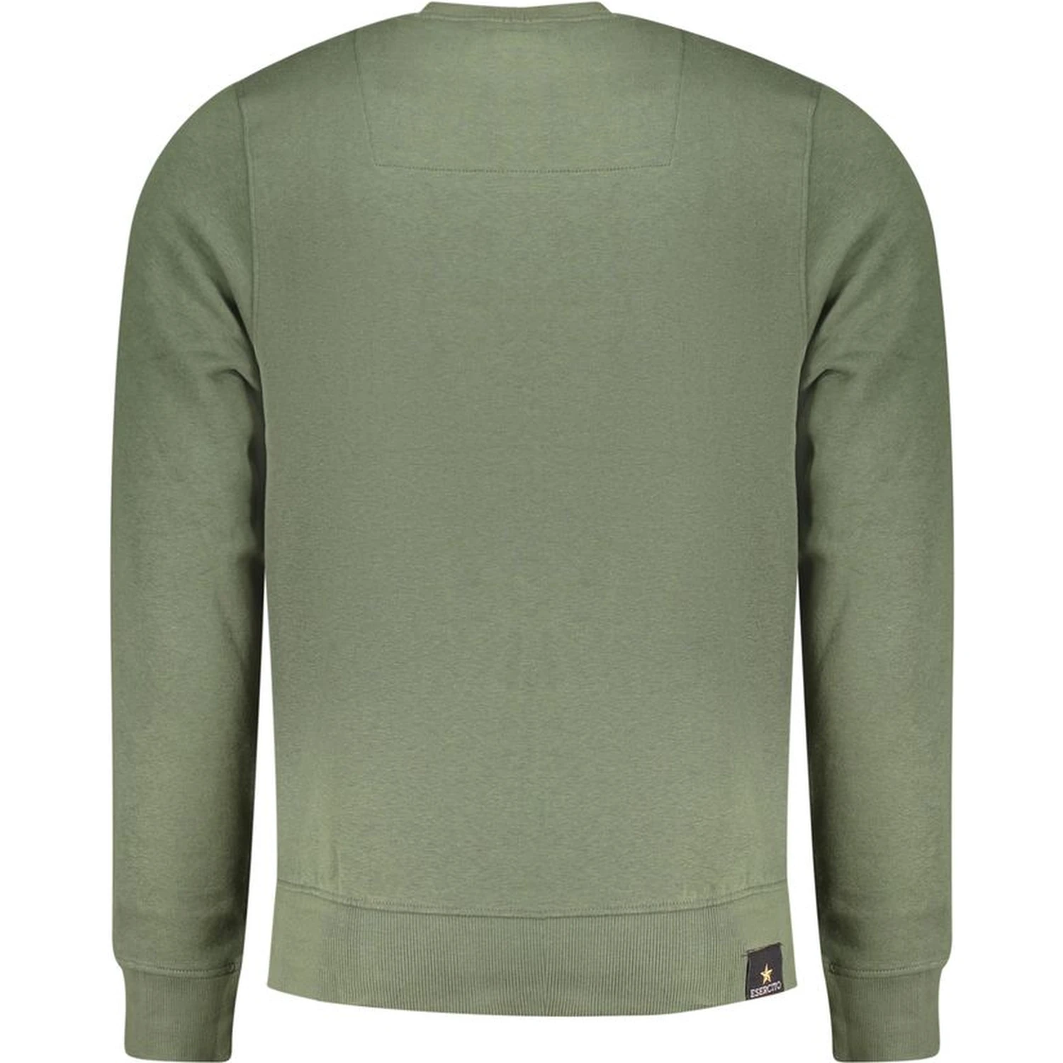 Green Cotton Men Sweater